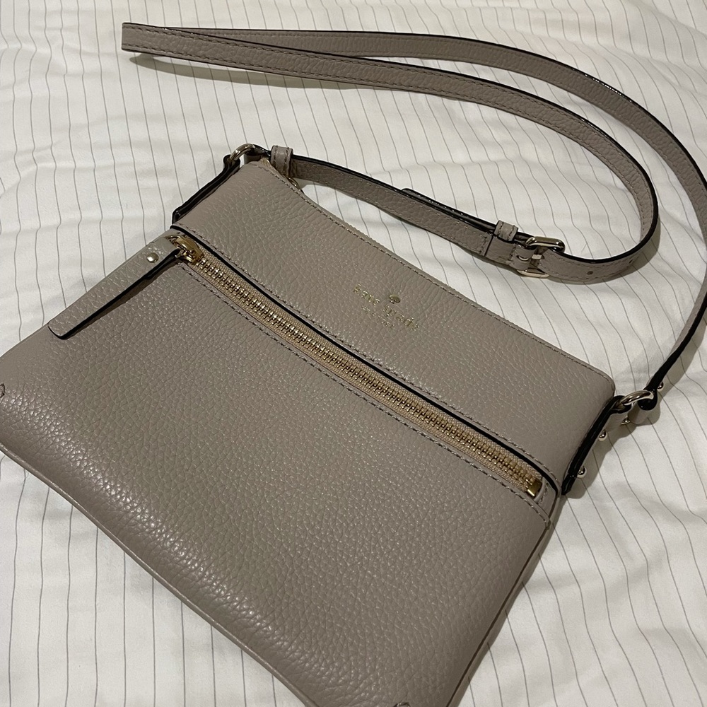 Kate Spade Taupe Crossbody Bag